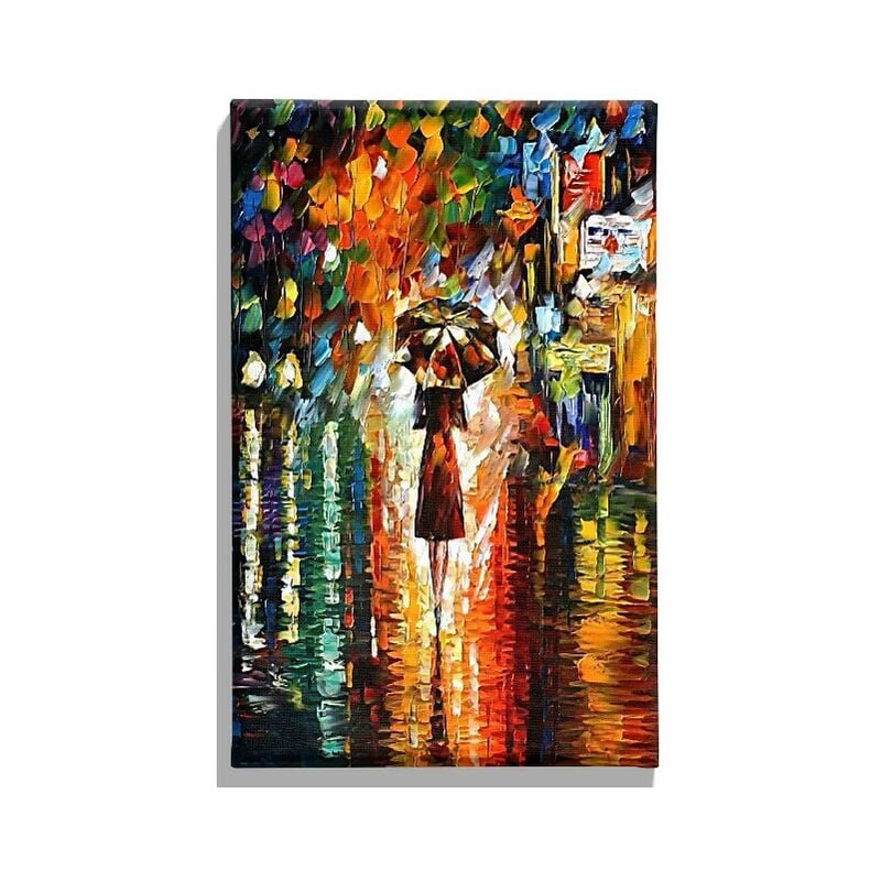 

Homemania - Cuadro Umbrella - Arte y Graffiti - para la sala de estar, la habitacion - Multicolor en Poliester, madera, 45 x 3 x 70 cm