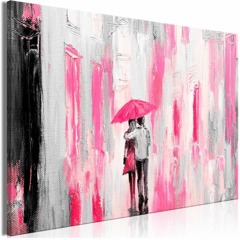 

Cuadro - Umbrella in Love (1 Part) Wide Pink Medidas 120X80