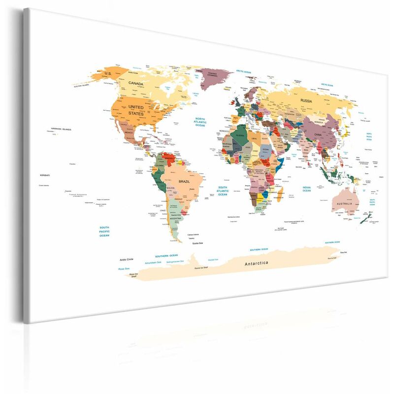 

Cuadro - World Map: Travel Around the World Medidas 60X40