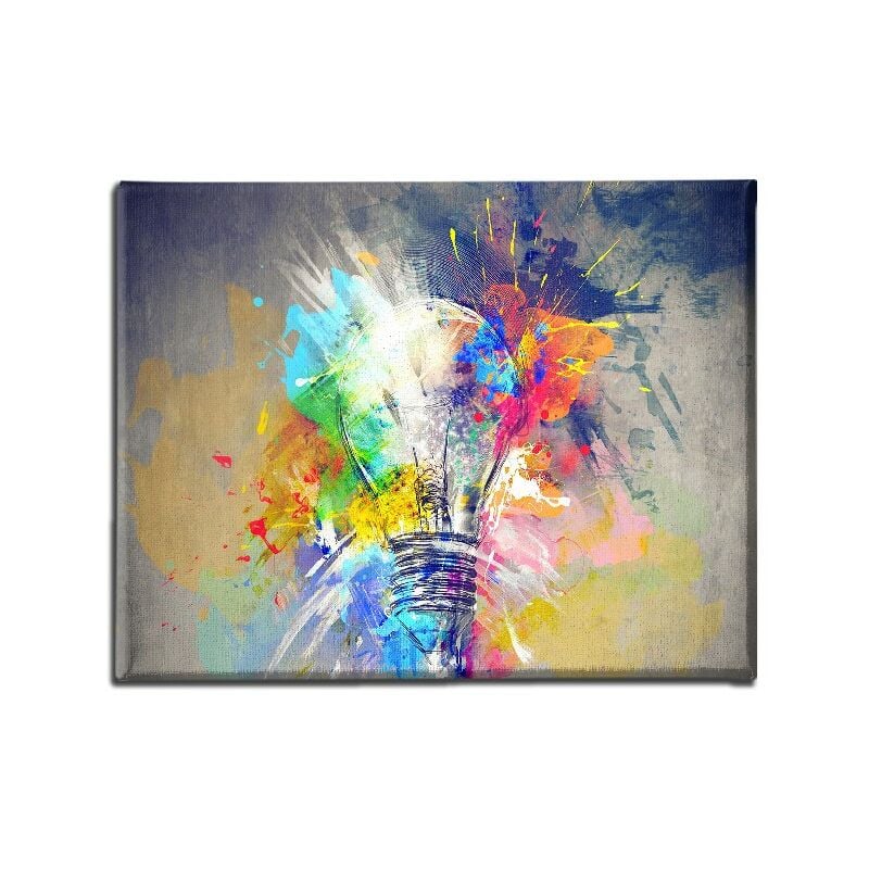 

Homemania - Cuadro Xl - Arte y Graffiti - para la sala de estar, la habitacion - Multicolor en Poliester, madera, 150 x 3 x 100 cm