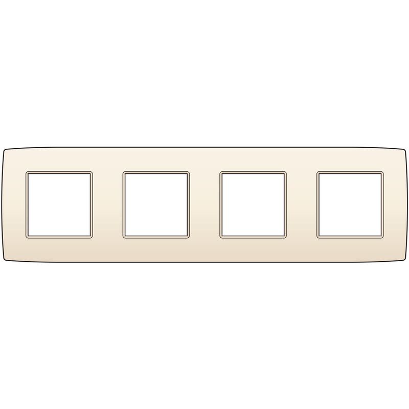 

cuatro placa horizontal 'original' crema - Crème - Niko