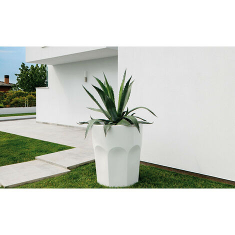 Cubalibre  Bianco vaso bicchiere cuba libre tumbler in polietilene colorato originale Plust di design bar ristoranti hotel giardino terraza veranda casa