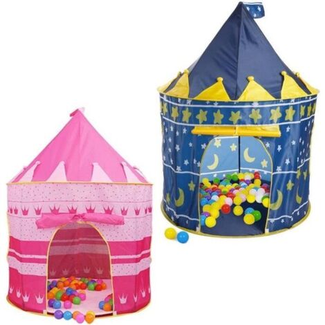 CUBBY Tente pour enfant en forme de château Bleu