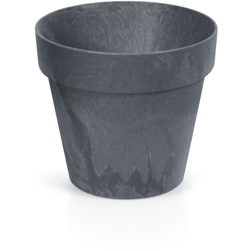 Grauer Blumentopf Aus Kunststoff Von Prosperplast 20 Cm X 20 X 17, 7 Cm