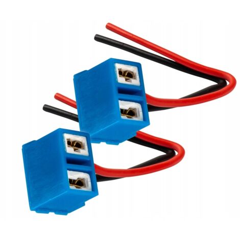 CUBE D'ANGLE EN CÉRAMIQUE CUBE H7 PRISE AMPOULE CONNECTEUR 2 pièces