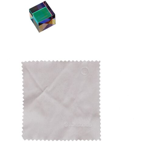Cube de Prisme en Verre Coloré Lumineux 6 Faces (2 cm)