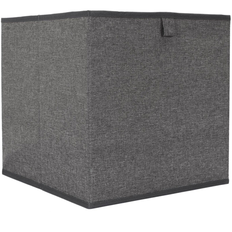 Cube de rangement 30x30x30 cm uni collection simply gris 27L