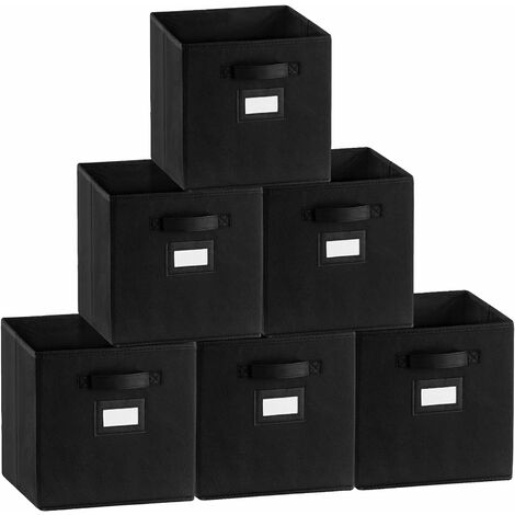 Boîte De Rangement , 28 x 28 x 28 cm, Beige, 1 Trou Métallique, Pliable, En  Tissu, Compatible Avec Cube Organizer Pour Organis[249] - Cdiscount Maison