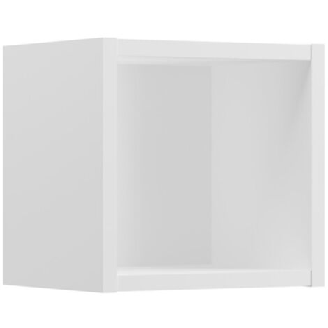 Cube de rangement VANO – Blanc alpin – L26 × P21 × H27 cm – À suspendre