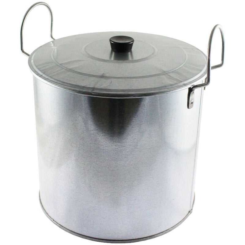 Wurko - seau droit 2 anses avec couvercle 40x35 cm