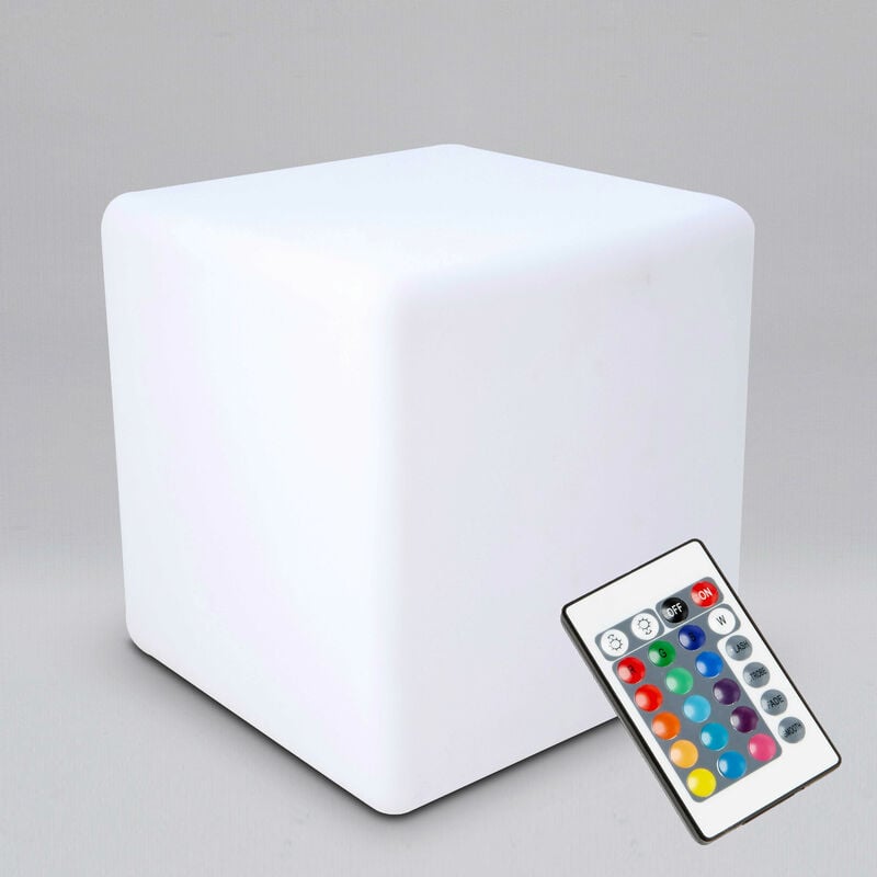 Cube led lumineux 30 cm