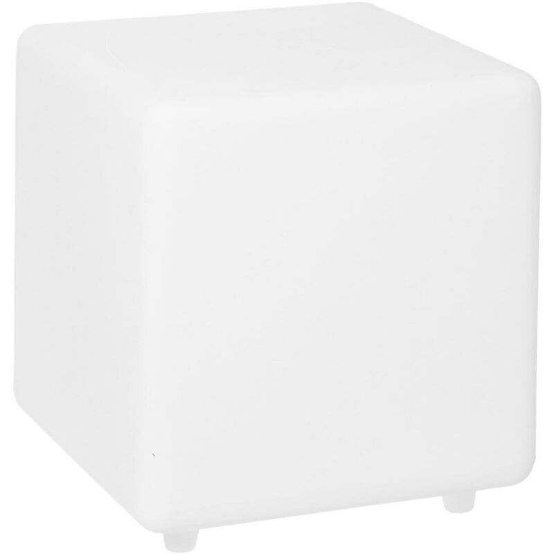 Lumisky - Cube solaire lumineux multicolore casy Blanc Plastique H30cm