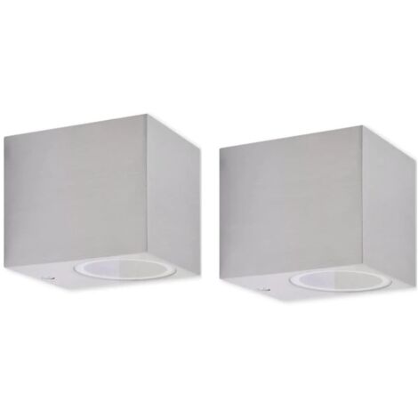 Cube Outdoor Wall Lights 2 pcs vidaXL