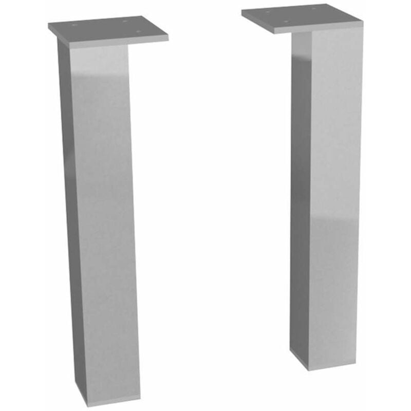 Jika - Cube - Pieds pour armoires, chrome H4944021760001