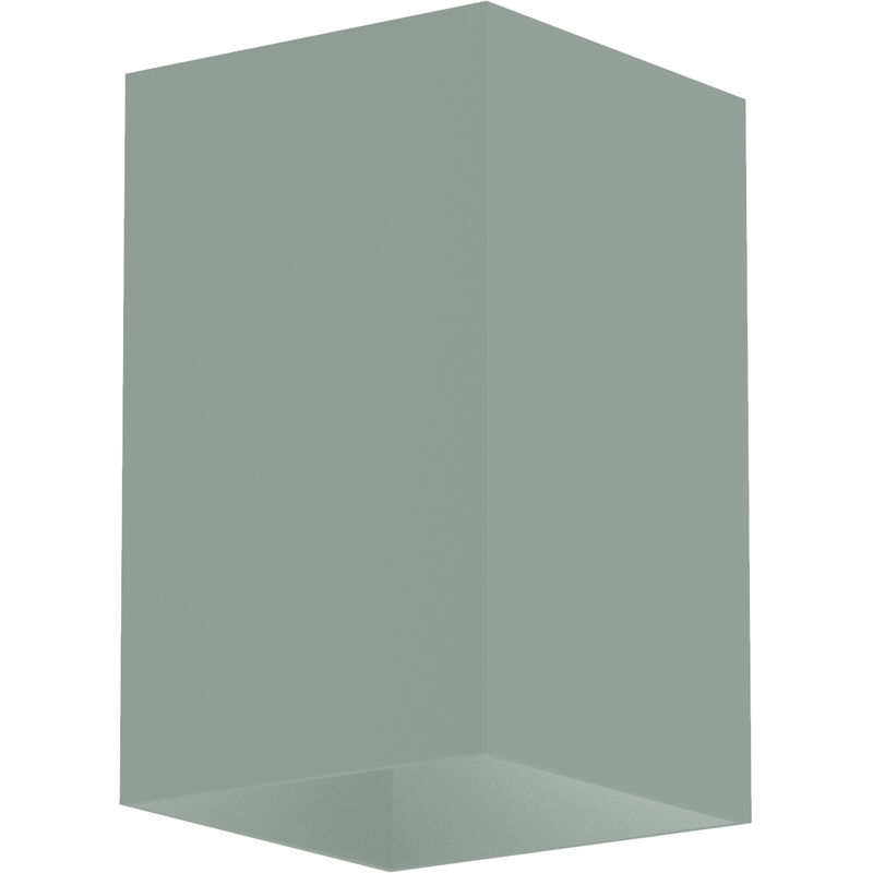 Image of Cube Plafoniera, 1X GU10, max 33W, metallo, verde iceberg, H10cm - Lumicom