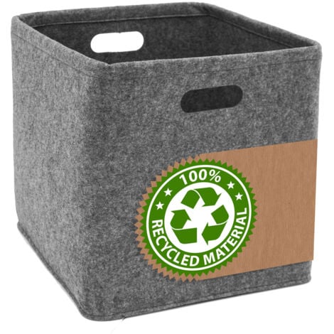 Cube Storage Box 33x33x33 - Compatible with IKEA Kallax Shelf - Foldable Cubes