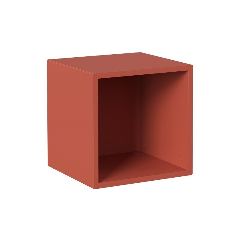 Abitare - Cube mural 37,5x35x37,5 cm corail avec un compartiment - Zara