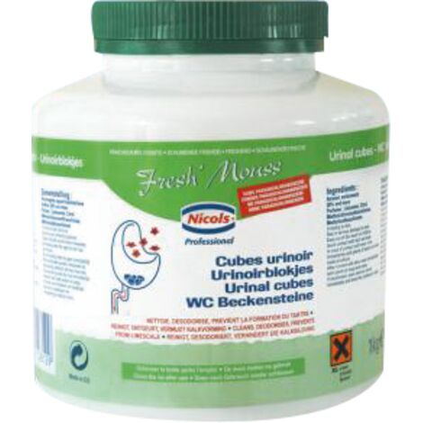 Cube urinoir sans pdb boite de 1kg - PRODIFA - Entretien sanitaire