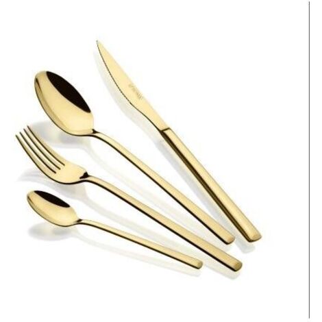Cuberteria BRA 24 piezas Verona Gold  m193924