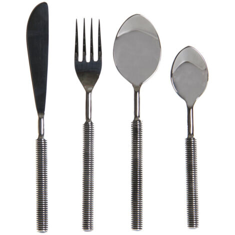 Cuberteria Set 16 Inox 4,5X2X21,5 Plateado