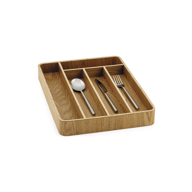 

Cubertero Madera Sauce 37x26x4,5cm - Andrea