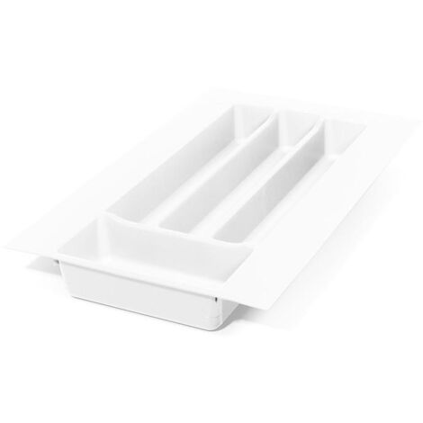 cubertero modelo auro para cajón módulo 300 - 1000 acabado antracita/blanco acabado blanco modulo modulo 350