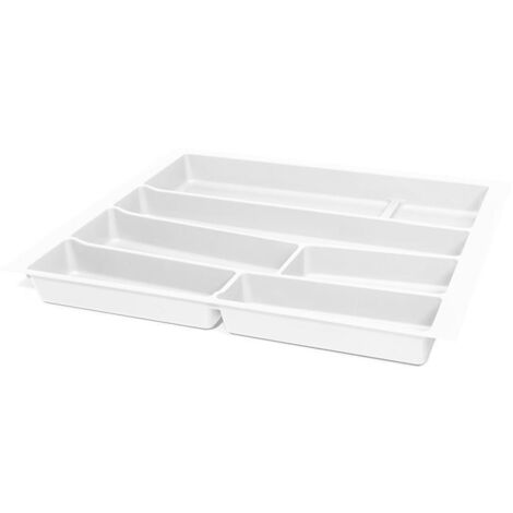 cubertero modelo auro para cajón módulo 300 - 1000 acabado antracita/blanco modulo modulo 600 acabado blanco