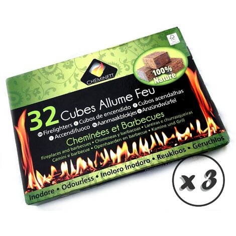 HARRIS – 40 cubes allume-feu 100 % végétal à base de bois