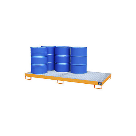 Cubeta colectora de acero  capacidad de recogida 240 l  para 8