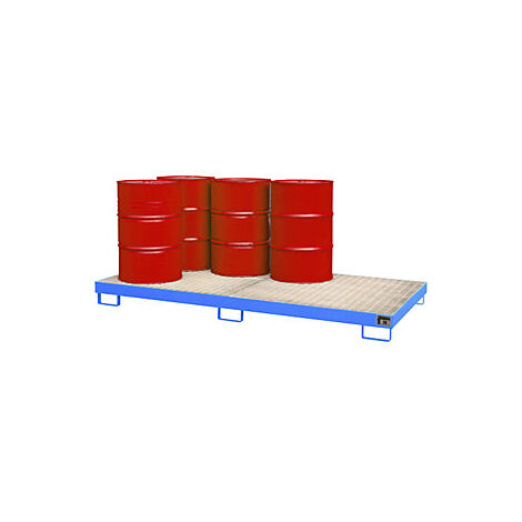 Cubeta colectora de acero capacidad de recogida 240 l para 8