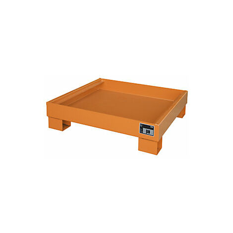 Cubeta colectora de acero  L x A x H 800 x 900 x 220 mm 