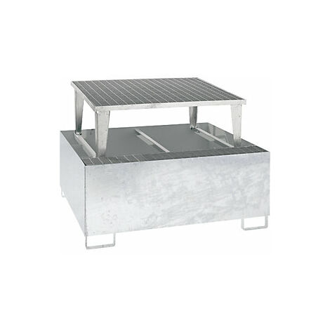Cubeta colectora de acero para contenedores depósito IBC / KTC 