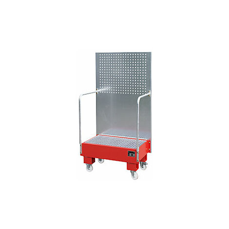Cubeta colectora rodante con pared de placas perforadas  2