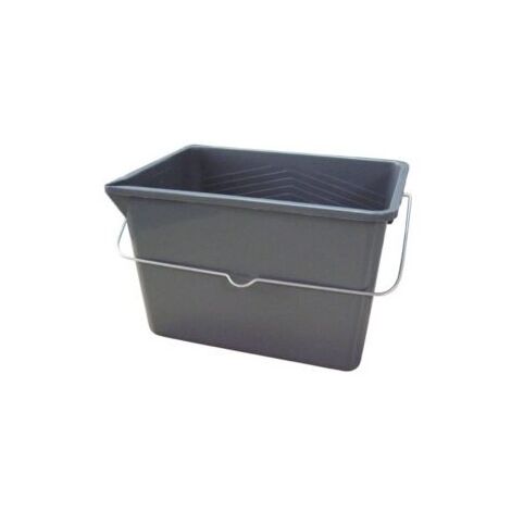 CUBETA PLASTICO GRIS S/REJILLA - RULO PLUMA
