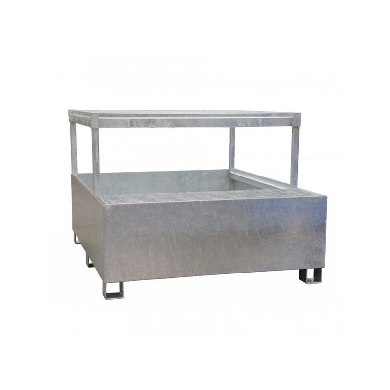 

Cubeto Retenci�n Acero Galvanizado para 1 IBC 1000 litros (con soporte)