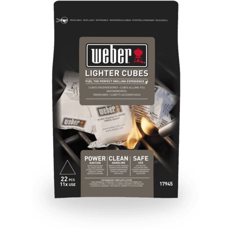 Cubetti accendi fuoco weber standard