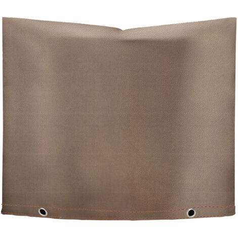 Cubierta aislante para dispositivo antirretorno, modelo 420D, tamaño 30 x 24 pulgadas, color: marrón café, material: tela Oxford 420D y algodón, protección contra heladas para riego exterior.