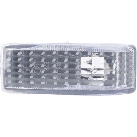 Cubierta blanca de ABS para intermitentes laterales con cierre de clip, compatible con Mercedes-Benz W124 W140 R129 - Artículo individual