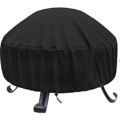 Cubierta circular para fogatas de tela Oxford 420D resistente, 85 x 40 cm (diámetro x altura)