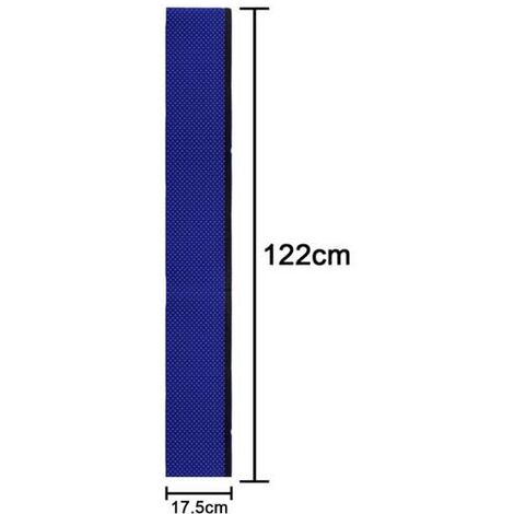Cubierta de barandilla de piscina antideslizante, cubierta de riel de mano para piscina al aire libre, agarre azul para barandillas de piscina, 4/6/8Ft,17.5X122cm,CHINA