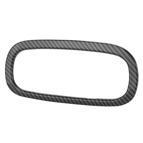 Cubierta de botones de aire acondicionado estilo fibra de carbono para Smart Fortwo/Forfour 453