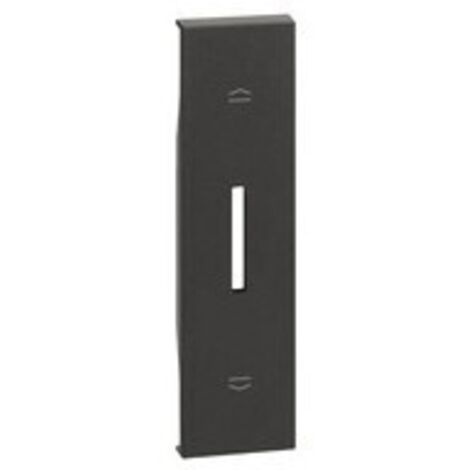 Cubierta de Bticino Living Now para el Comando del Interruptor de Persianas negro KG06