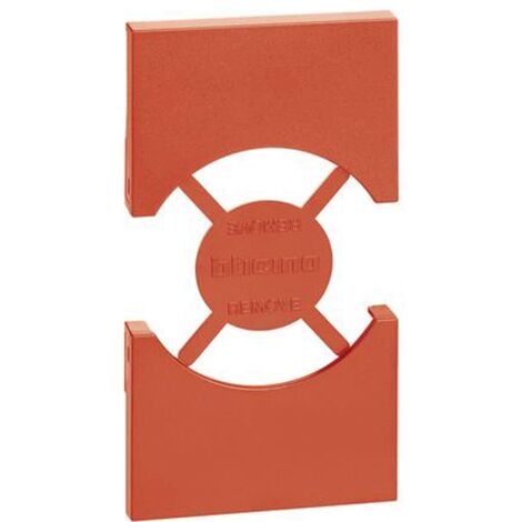 Cubierta de Bticino Living Now para enchufe schuko roja alemana KR03