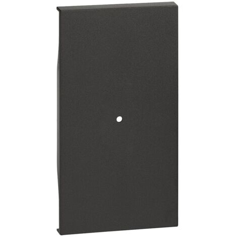 Cubierta de Bticino Living Now por la Puerta de enlace de 2 módulos Negro KG30M2