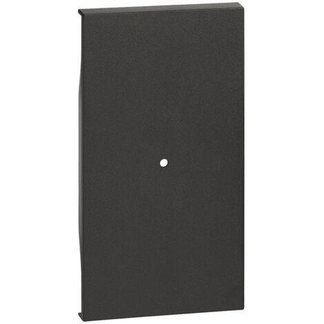 Cubierta de Bticino Living Now por la Puerta de enlace de 2 módulos Negro KG30M2