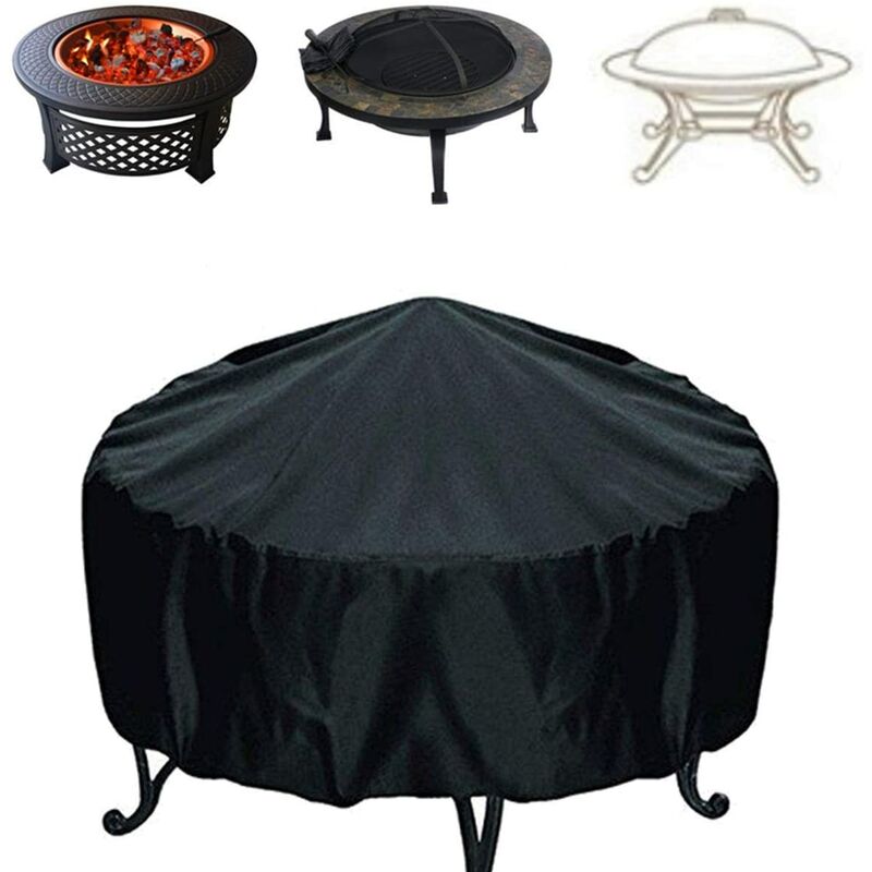 

Cubierta de campana para cubiertas de chimenea de patio redondas (3XL (148x60cm))