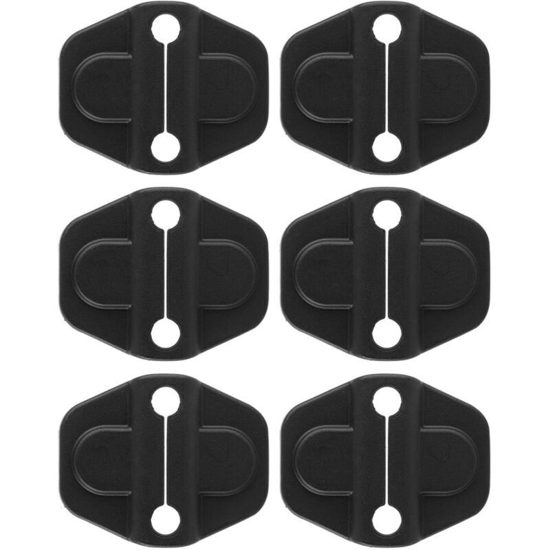 Cubierta de cerradura de puerta, 6 piezas, decoración de cerradura de puerta de coche, embellecedor para Jeep Wrangler JL JLU Sports Sahara Freedom