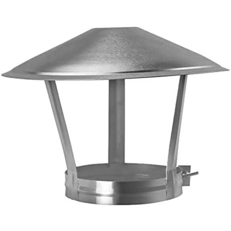 Cubierta de chimenea de acero inoxidable 304, ajustable con tornillos, para proteger el conducto de humos de la lluvia y la nieve.