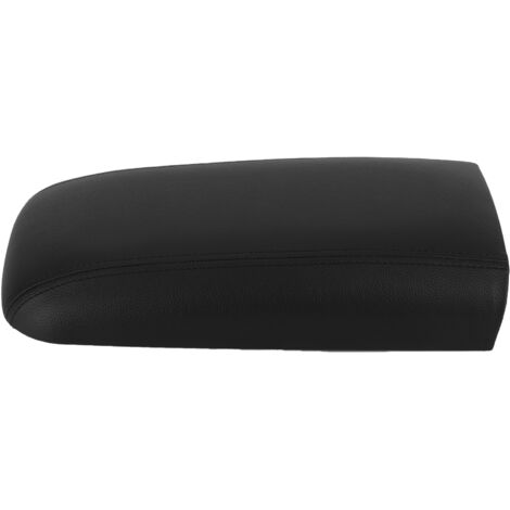 Cubierta de consola central de cuero sintético negro con reposabrazos, para GMC Envoy 2002-2009, reemplazo directo, material duradero, una unidad.