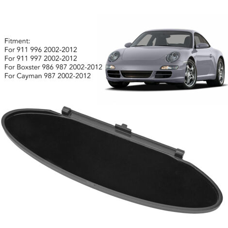Cubierta de espejo ABS negra para parasol - 99670142102 - Para Porsche Boxster 986 Cayman 987
